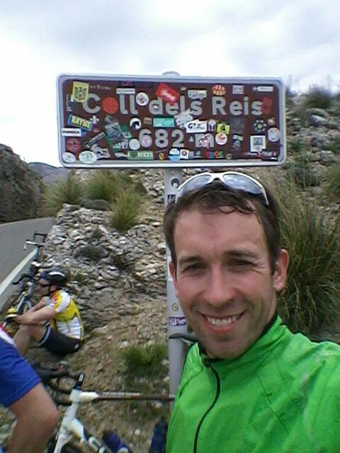Moritz sammelte knapp 900 Rad-Kilometer auf Mallorca.